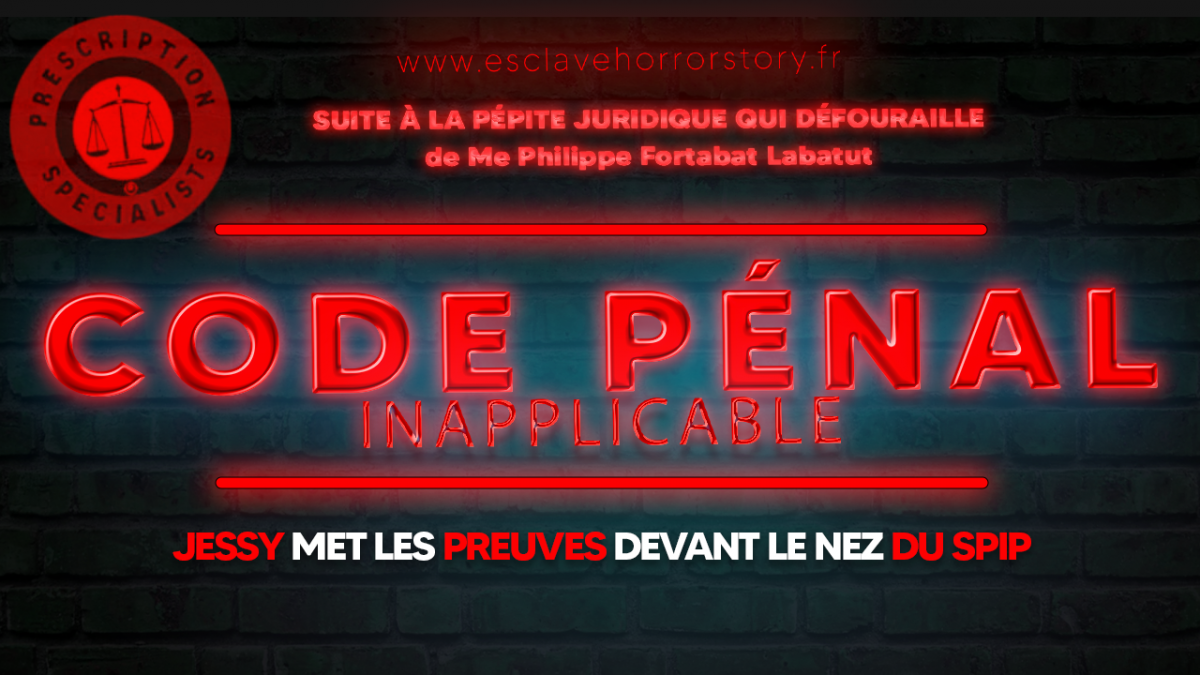 Code pénal inapplicable par Me Philippe Fortabat Labatut