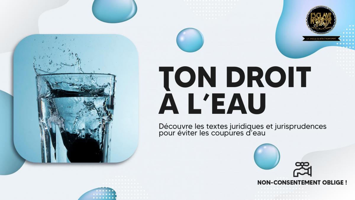 Ton droit à l'eau