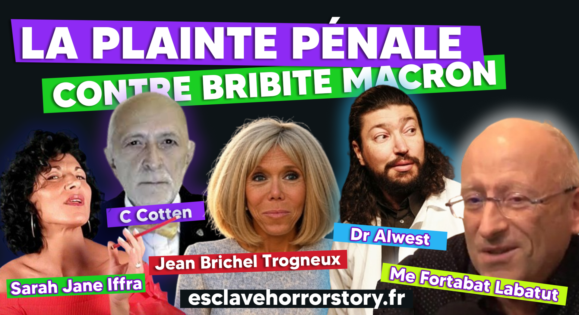 Plainte penal contre brigitte macron sans logo